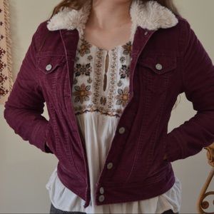 Purple Corduroy Levi’s Jacket
